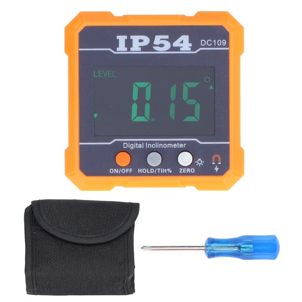 Digital Magnetisk Inklinometer Vinkelmåler med LCD-display, Automatisk Slukning, Vaterningsværktøj