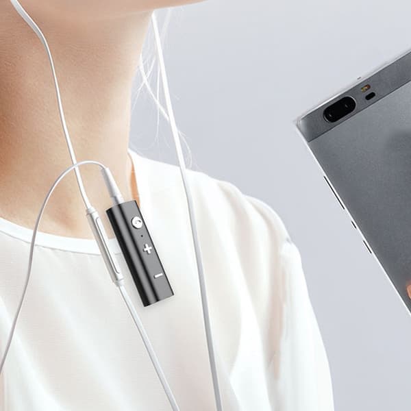 3,5 mm AUX Bluetooth trådløs lydhøjttaler modtager headset adapter modtager bilsæt