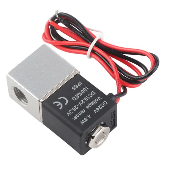 24V DC snabb respons elektrisk magnetventil 2 positioner 2-vägs luftvattenolja G1/4