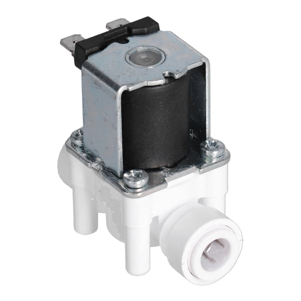 12V DC 3/8 tum snabbkoppling plastmagnetventil, normalt stängd elektrisk ventil