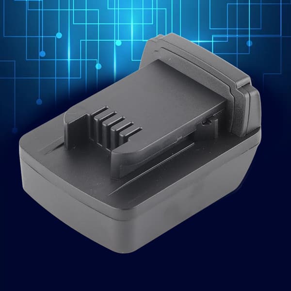 Batteriadapter med PCBA, spänningsskydd, svart, för Milwaukee M18 (DCB200)