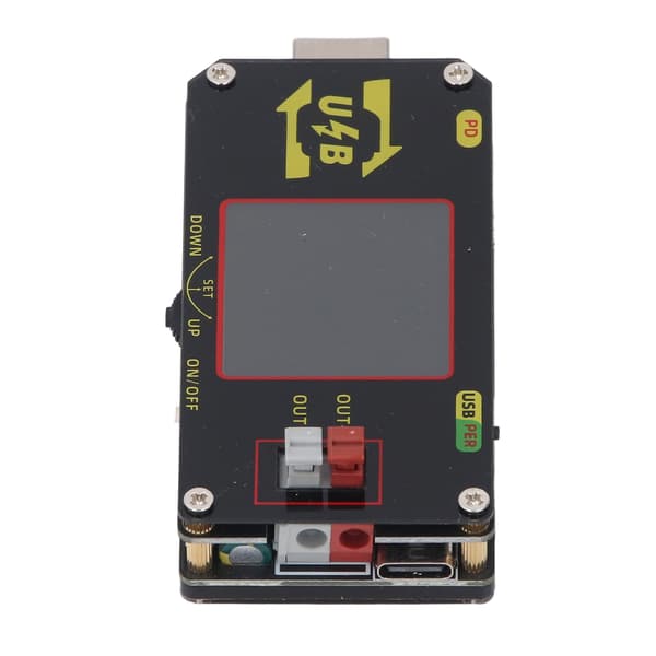 USB3.0 Tester, 1.44\" LCD Display Spænding & Strømmåler, Hurtig Opladningskapacitetsanalysator