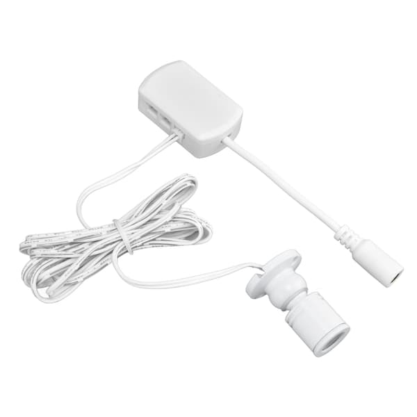 LED-underskåpsbelysning USB-strömförsörjning Dimbar vitt ljus LED-vitrinlampa med 3 installationsmetoder för 6
