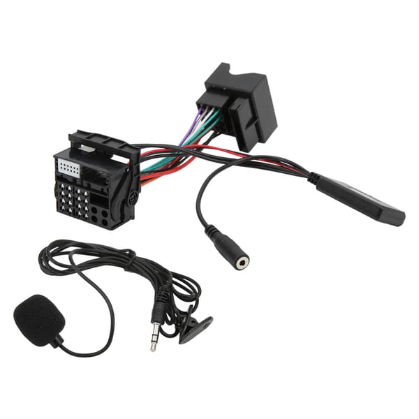 Bluetooth 5.0 AUX-in kabel bilstereo lydadapter erstatning for RCD310 RCD510 RNS510 med strømkabel