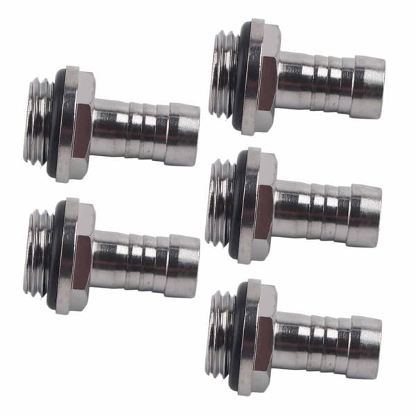 6 STK PC Vandkøling TwoTouch Fitting G1/4 Gevind Barb Stik til Rør 9.2mm