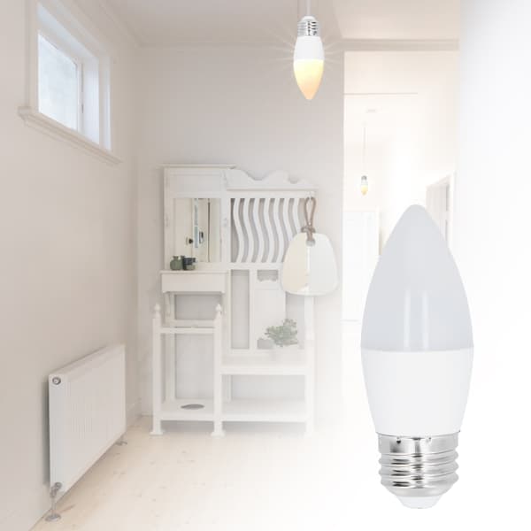 2 STK E26/E27 LED Pærer Lysstyring Induktionspære 5W 500LM til Loft Korridor Indgang AC85‑265V