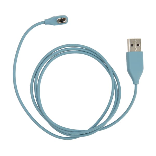 Bluetooth Headset Opladerkabel TPE USB Høretelefon Opladerledning til Aeropex AS800 Erstatning Blå