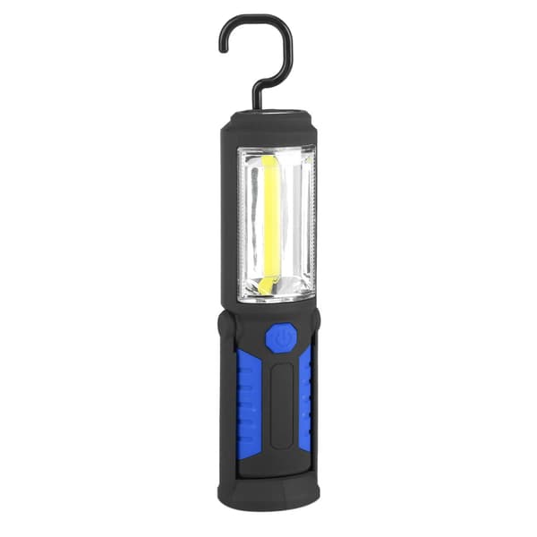 3W Genopladelig COB LED Campinglanterne, Nødarbejdslys med Magnetisk Base, Blå