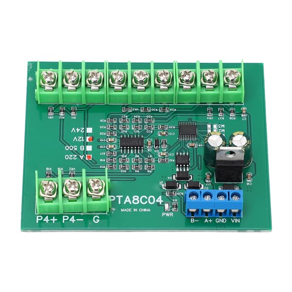 4-kanals PT100 RTD RS485 Temp Transmitter Modul Modstand Datalogger A220 -40-220℃ 12V DC