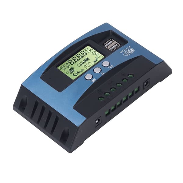 MPPT Solar Charge Controller 100A, 12V/24V Auto Digital Display, PV Regulator med Real-Time Tracking, Batterioplader