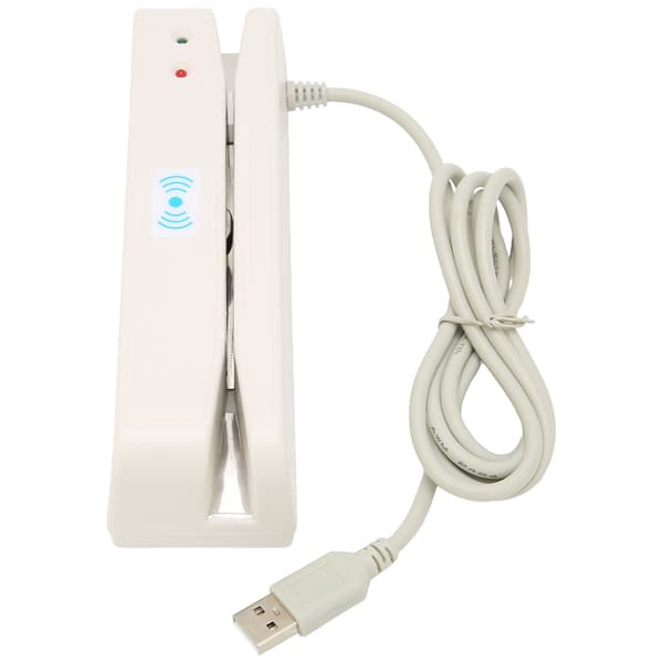 Kortlæser Letvægts USB-interface 2-vejs swipe Praktisk læser til banksystemer