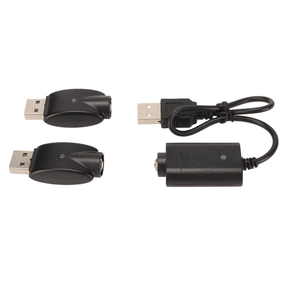 Smart USB-oplader til USB-adapter med LED-indikator Intelligent overopladningsbeskyttelse Sort