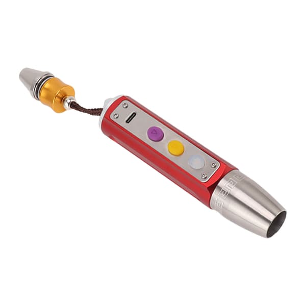 Jade Appraisal Light 3 Light Source Stepless Dimming LED Jade Identification Flashlight for Jewelry Red
