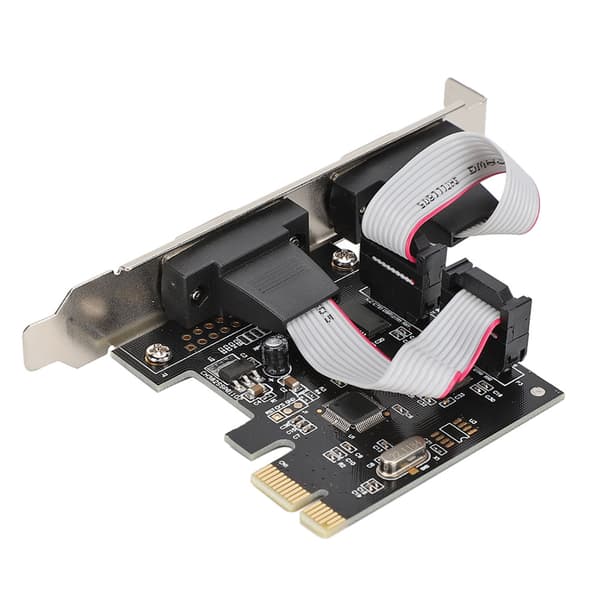 PCI-E PCI Express till dubbel seriell DB9 RS232 2-portars kontrolleradapterkort