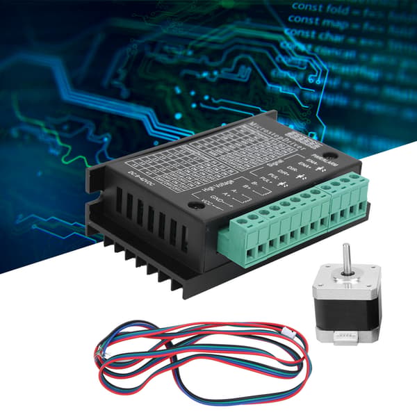 42 Stepper Motor Drive Set Elektronisk Komponentmodul 0.4N.M 17HS4401S+TB6600 4A