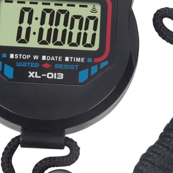 013 Elektronisk stopur multifunktion med knapcelle sportsstopur timer til løb