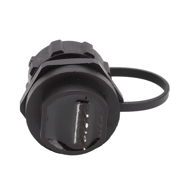 Vedenpitävä USB-laturipistoke naaraspuolinen piirilevyn asennusliitin E10MCBF1F Snap Lock