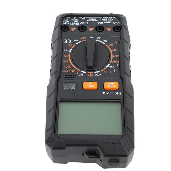 Auto-Ranging Digitalt Multimeter med Stemme, AC/DC Spændingsstrøm, Kapacitans Modstand Frekvensmåler
