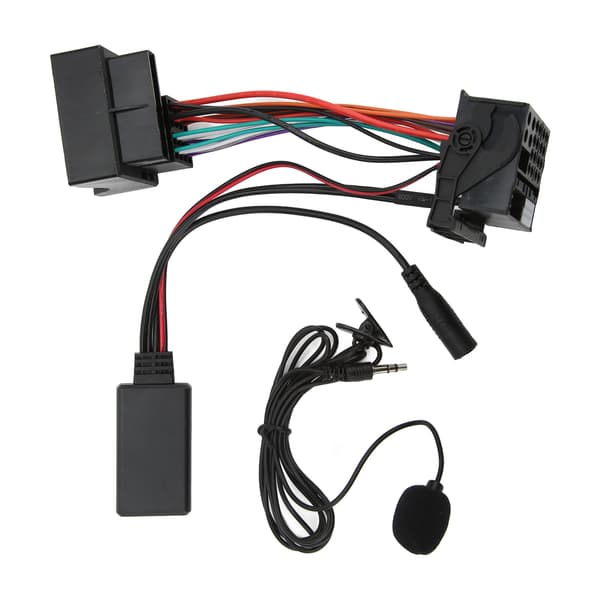 Bluetooth 5.0 AUX-in kabel bilstereo lydadapter erstatning for RCD310 RCD510 RNS510 med strømkabel