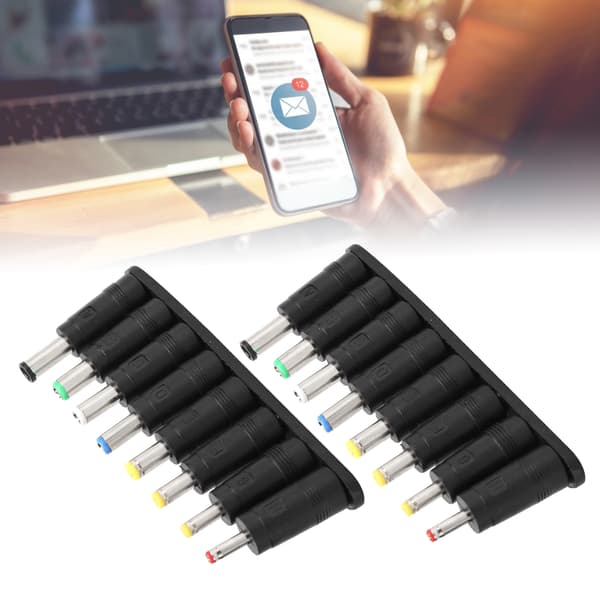 2 stk. USB til DC-kabel 11-i-1 strømkabel udskifteligt stik computer tilbehør