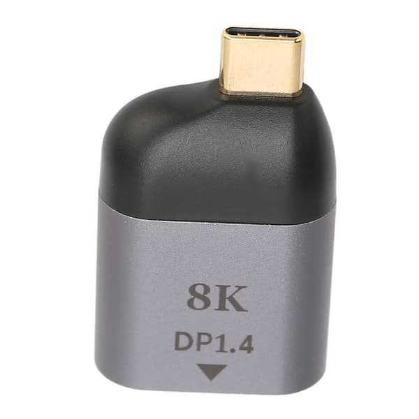 USB C til Display Port Adapter 8K 60Hz Høj Opløsning Kompakt Bærbar USB C til DP Adapter til Windows PC