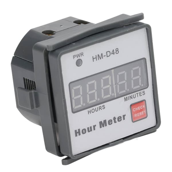 Timetæller Digital Display Timer ABS Måler 0‑999,99 Timer Tidsværktøj AC 220‑240V