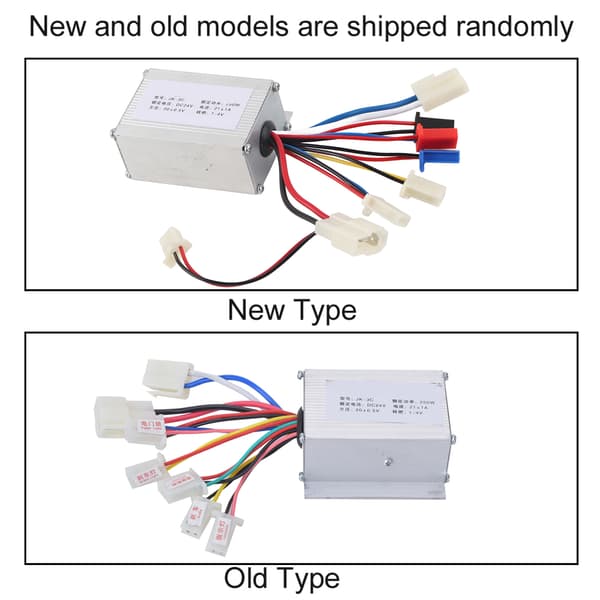 24V250W Elektrisk Scooter Børste Controller Tilbehør i Aluminiumslegering Sølv