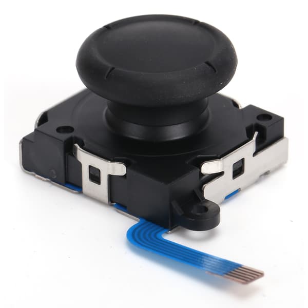 Analog joystick-tumspaksknappsmodulersättning för Switch Joycon/Lite-kontroll Svart