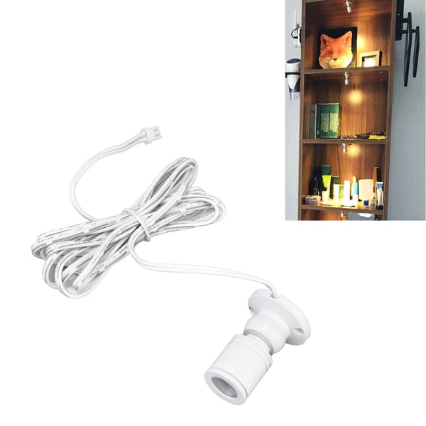 LED-underskåpsbelysning USB-strömförsörjning Dimbar vitt ljus LED-vitrinlampa med 3 installationsmetoder för 6