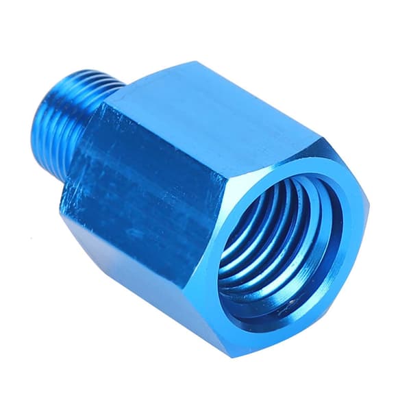 Aluminium NPT Reducer Bussning M12 till 1/8 Tryckmätaradapter Explosionssäker