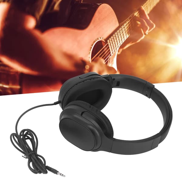 Gitarrhörlurar Ren Ljudkvalitet Infällbara Vikbara Lätta att Förvara Trådbundna Hörlurar för Pickup