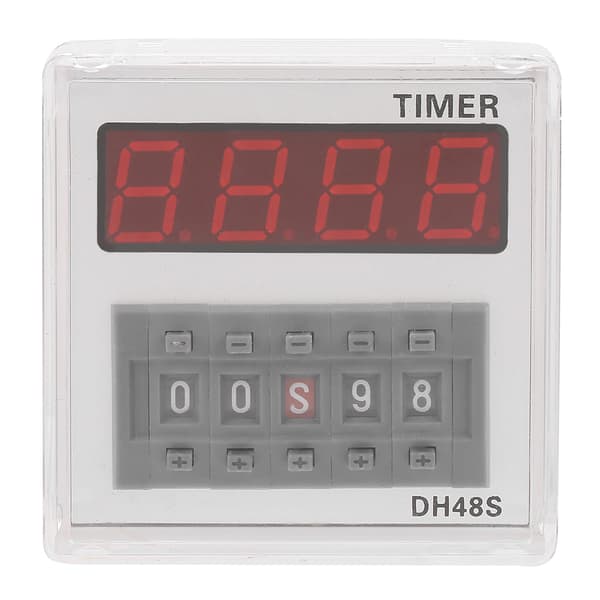 DH48S-2Z 220V 8-bens LED digitalt timerrelæ tidsforsinkelseskontakt