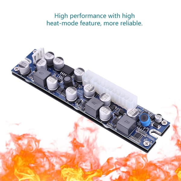 LD-200W 19V DC Input Pin Power Module DC-ATX Strømforsyning DC 24pin ATX til 12V AUX til Computer