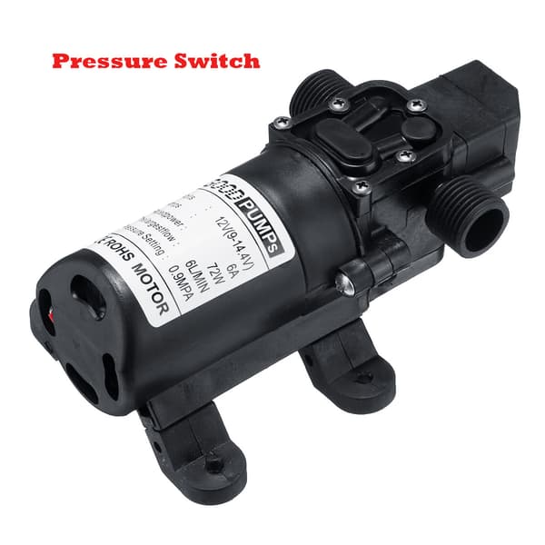 12V Högtrycks Automatisk Membranvattenpump Självsugande Pump Passar För Trädgårdsbil