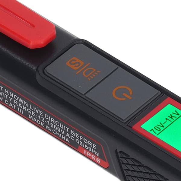 Beröringsfri eldetektor AC-spänningstestare Digital display Elektrisk testpenna med LED