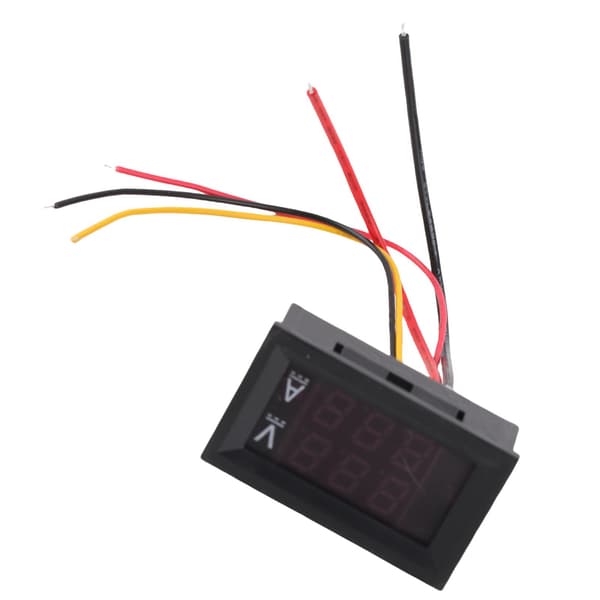 DC 0-100V 100A Digital Voltmeter Ammeter, Dobbelt LED-display, Spændings- og Strømtester Måler