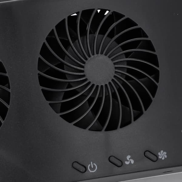 Biludstødningsventilator Luftcirkulation USB-drevet Bilrudeventilator til lugtfjernelse Varmedissipation