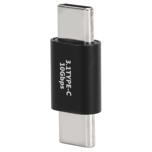 USB C-förlängningsadapter Typ C 3.1 Hane till Hane Adapter Stöder Snabbladdning 10 Gbps Dataöverföring