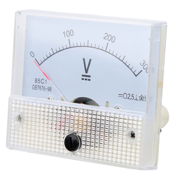 85C1 DC Voltmeter 0-300V, Højpræcisionspanelmåler, Nøjagtig Installationsmåler