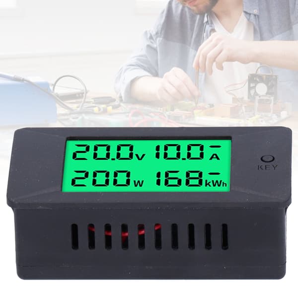 DC5-12V PZEM-025 Digital Voltmeter Amperemeter, Multifunktionell Strömspänningstestare med LED-display