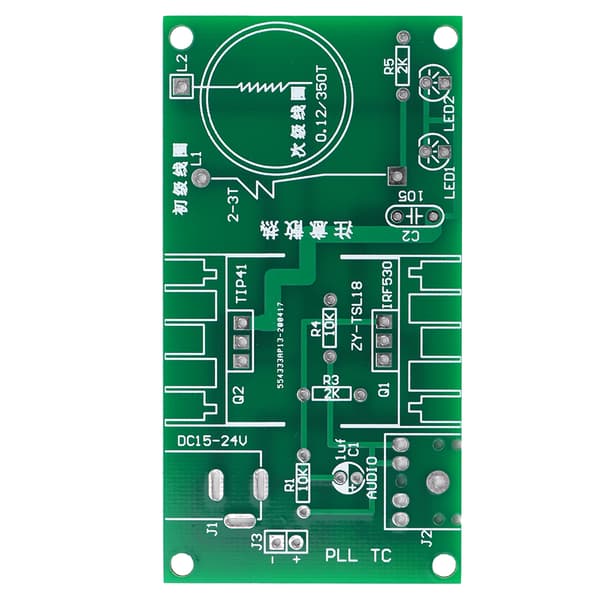 15-24V Arc Plasma Højttaler DIY-sæt, Elektronisk Spole Transformer Modul, Reservedelssæt