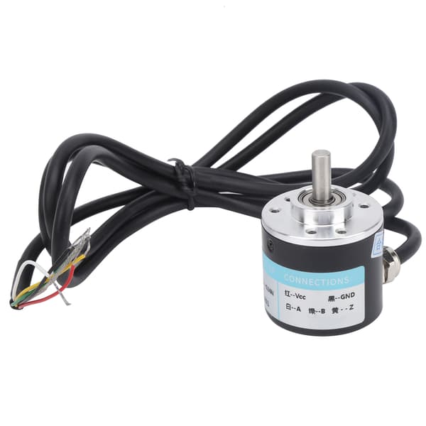 Rotary Encoder 3-faset 6 mm massiv aksel reduktionsmotor tilbehør DC5-24V C38S6G5-1200Z