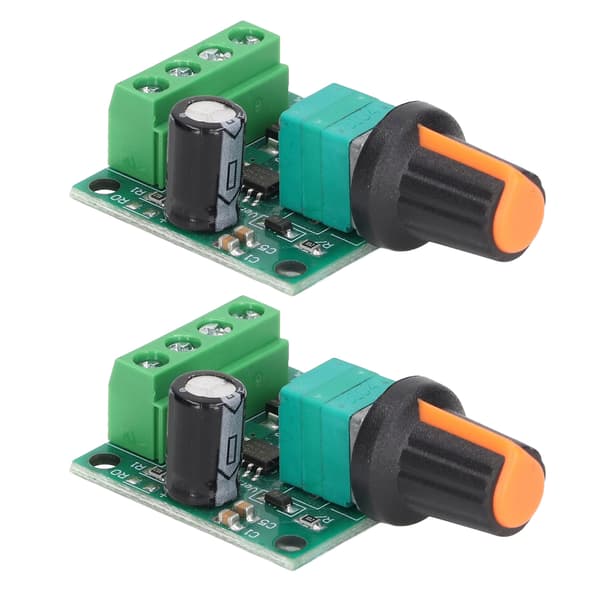 2-pak DC 1.8V-12V PWM Motorhastighedsregulatorafbryder til ventilatorpumpe, variabel kontrolkort