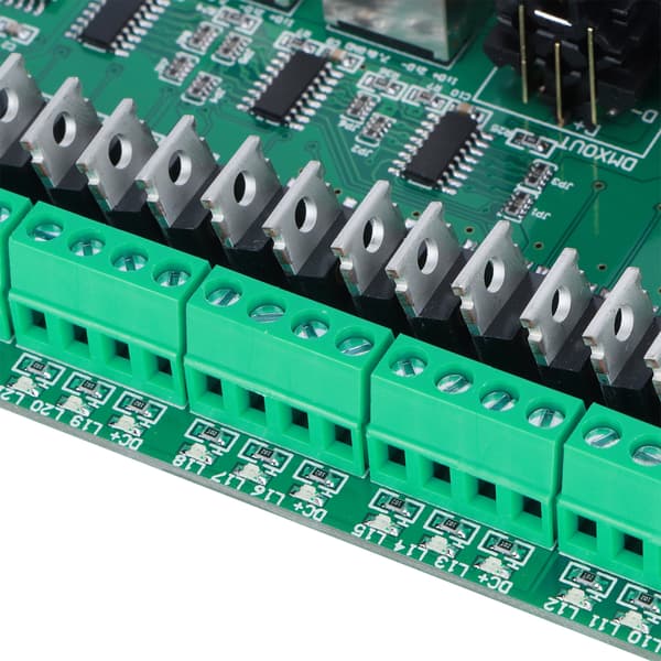 30CH DMX512 LED-dekoder konstant spændingscontroller til RGB-strip lys scenelys 5-24V