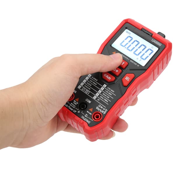 UA9999 Digitalt Multimeter Nøjagtig AC/DC Voltmeter Kapacitans Modstand Ohm Tester