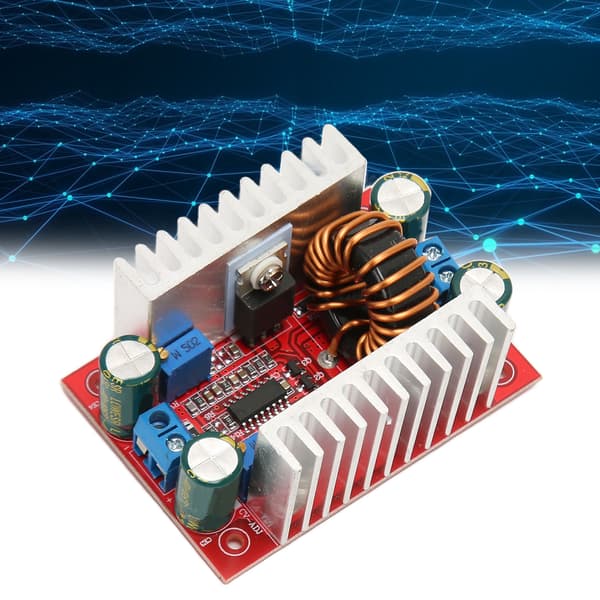 400W 15A DC till DC Boost Converter Step Up-modul Justerbar Konstant Strömförsörjningsmodul för Bärbar Dator