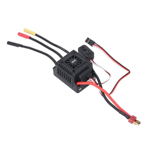 Børsteløs ESC 60A aluminiumshastighedsregulator til 1/10 RC bil lastbil