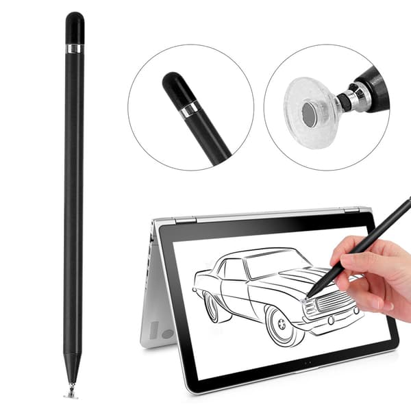 Skærm Touch Pen Tablet Stylus Tegning Kapacitiv Blyant Universal til Android/iOS Smartphone Tablet Sort