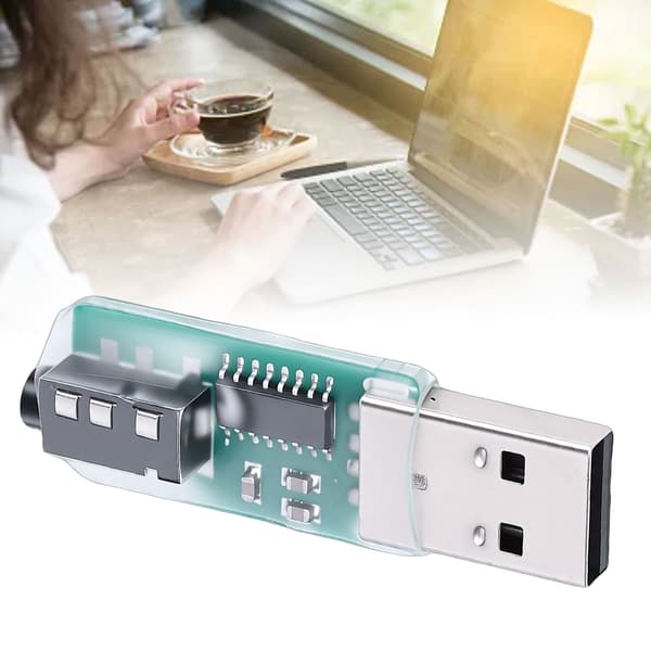 Morsenøgletræner USB-nøgleadapter til CW-softwareoscillator, bærbar øvelsesenhed med 3,5 mm stik til pc