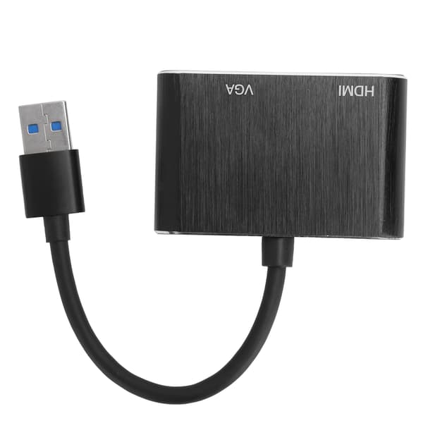 USB3.0 til VGA/HDMI-adapter Strømkonverter Skærmudvidelsesdock Computerudstyr